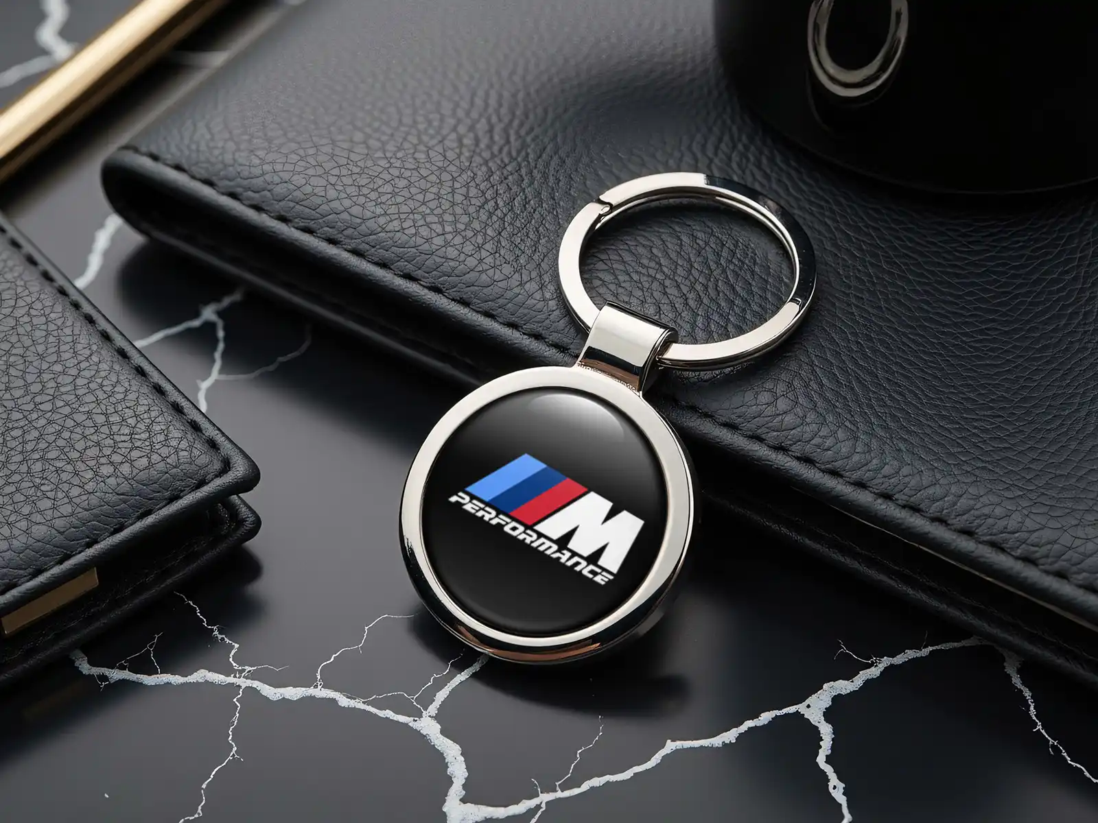 BMW Support Porte-Clefs Métal Luxe